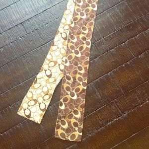 100% Authentic Coach purse/pony tail scarf